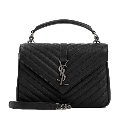 Saint Laurent Matelassé Leather Bag Black Schoudertas