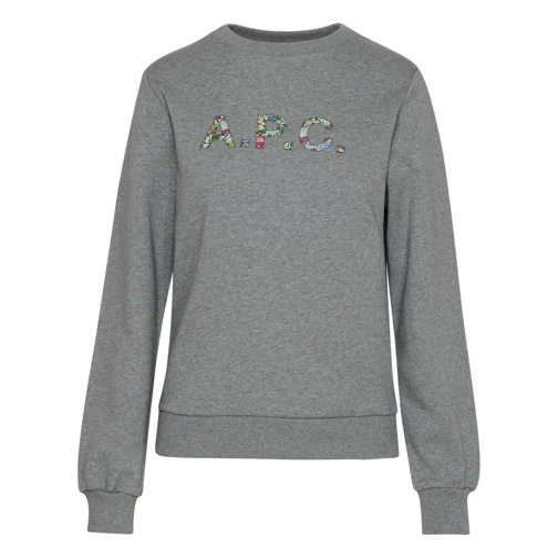 A.P.C. Gray Cotton Sweatshirt Grey Camicie