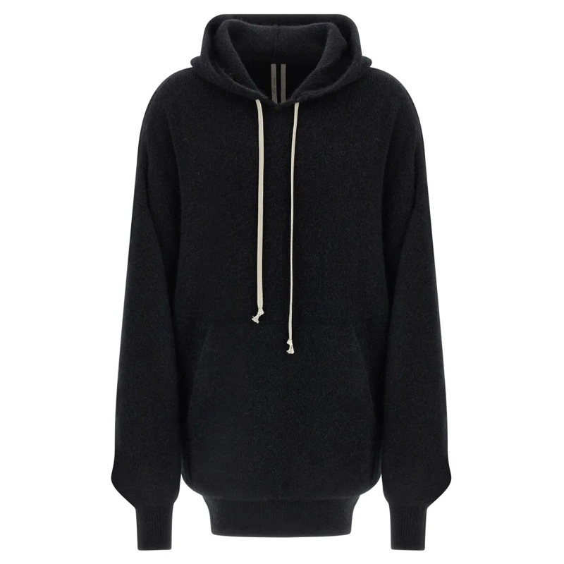 Rick Owens  Hun Hoodie' Sweater Black