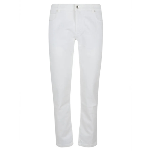 Eleventy Jeans Denim Cotton Trousers White