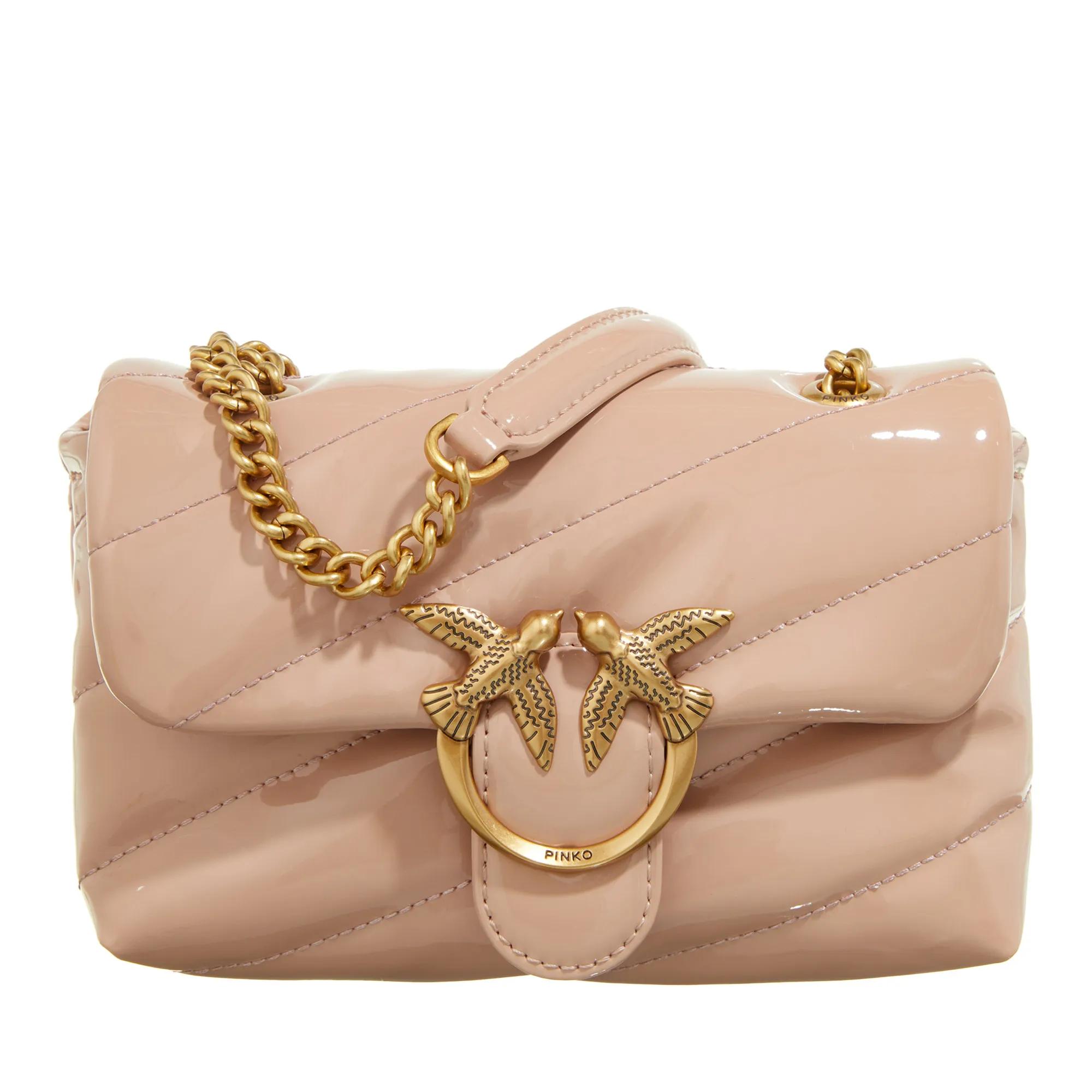 Pinko Crossbody Bags - Love Puff Baby Cl - Gr. unisize - in Gold - für Damen