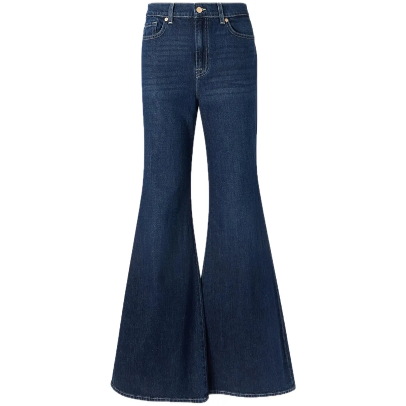 Seven for all Mankind Ausgestellte Jeans jeans blue retro flare blau