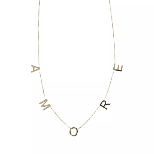 LOTT.gioielli Symbol Necklace Gourmet Amore Gold Kurze Halskette