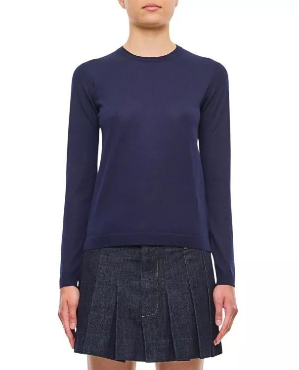 Ralph Lauren - Cashmere Jersey Pullover - Größe M - blue