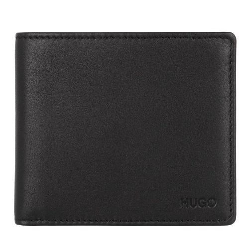 Hugo Subway_4 cc coin Wallet Black Bi-Fold Portemonnee