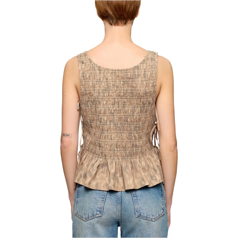 GANNI Top Top Beige beige(Image 3)