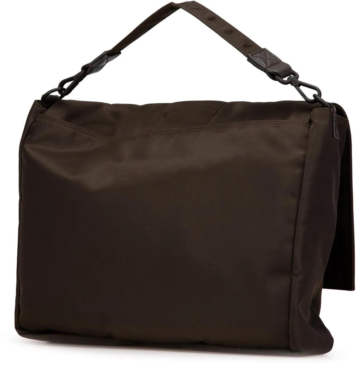 Thumbnail - Fendi Hobo Bags - Large Econyl Nylon Baguette Satchel - Gr. unisize - in Braun - für Damen