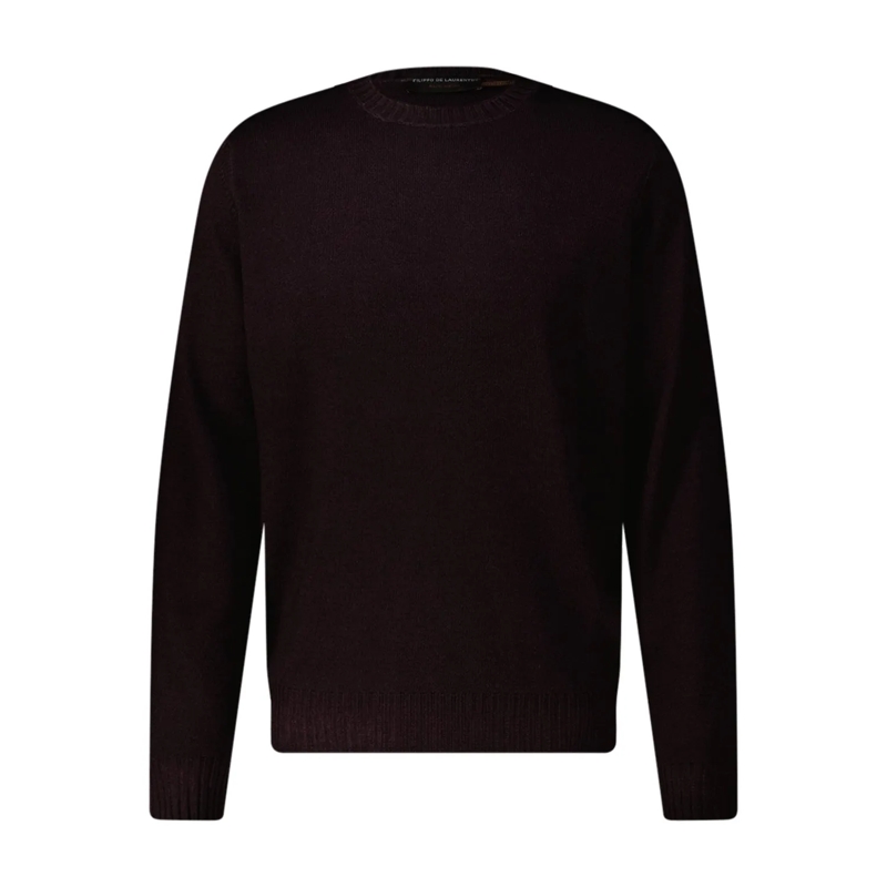 FILIPPO DE LAURENTIIS Pull Pullover aus Merinowolle braun(Image 4)