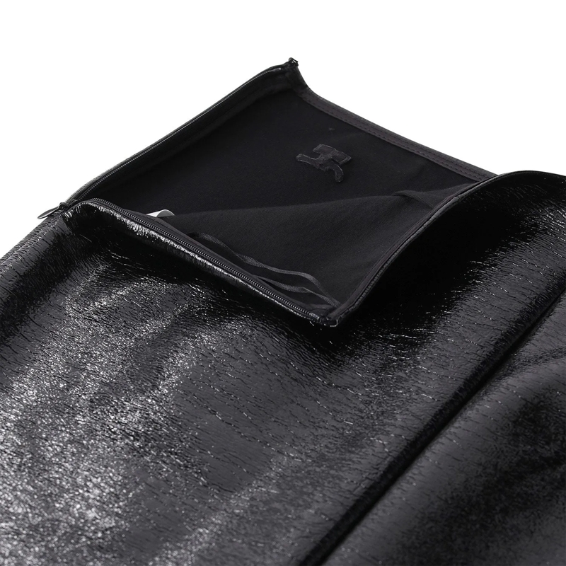 Courrèges Minirock Minirock Vinyl schwarz(Image 5)