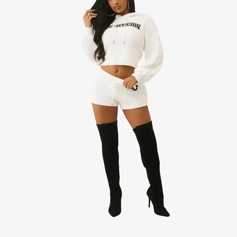 True Religion  Hoodie EMBROIDERY weiss(Image 2)