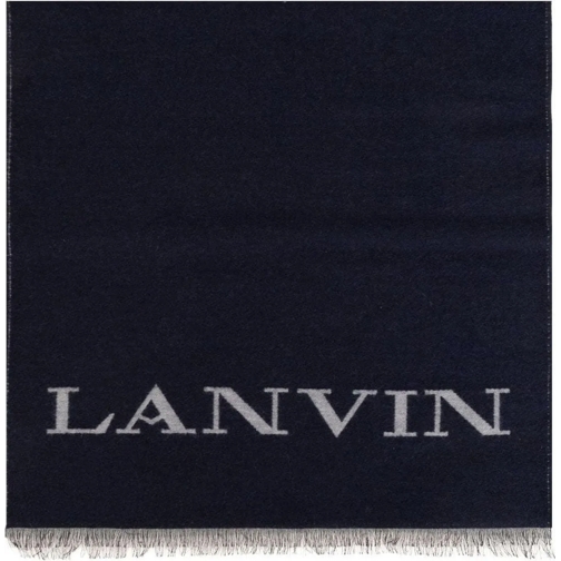 Lanvin Wollschal Scarfs Blue blau