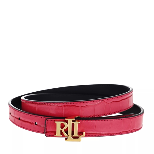 Lauren Ralph Lauren Reversible 20 Belt Skinny S Ruby Navy Ledergürtel