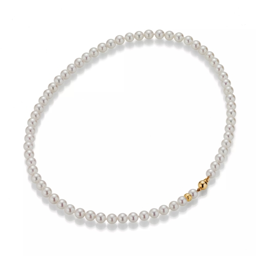 Gellner Necklace Cultured Akoya Pearl Gold Mellanlångt halsband