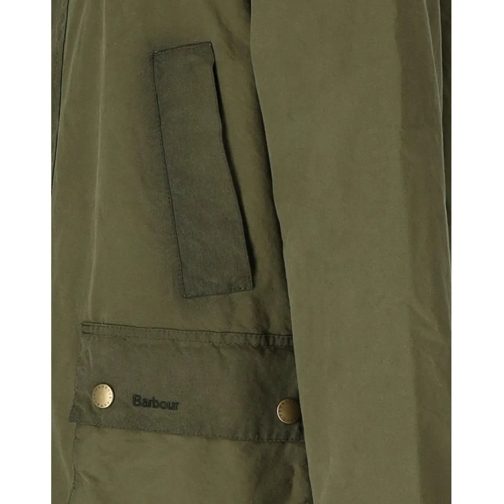 Barbour  Bedale Washed Wax Archive Olive Jacket Green (Image 4)