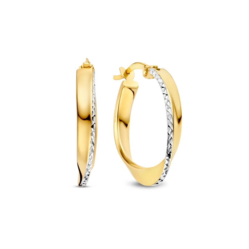 Isabel Bernard Créoles Rivoli Laura 585 Gold Ohrringe Gold