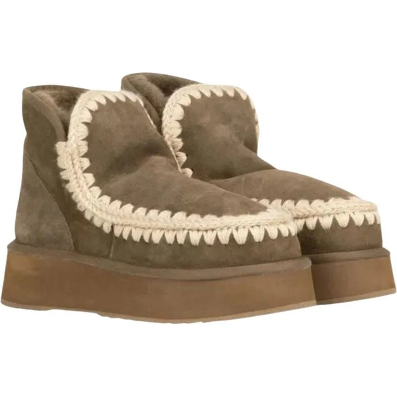 Mou Stiefel Dames Mini Eskimo Platform Boot grün(Image 5)