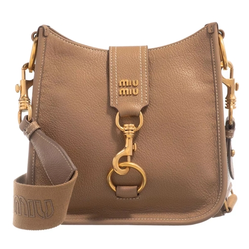 Miu Miu Crossbosy Bag Leather Caramel Crossbody Bag