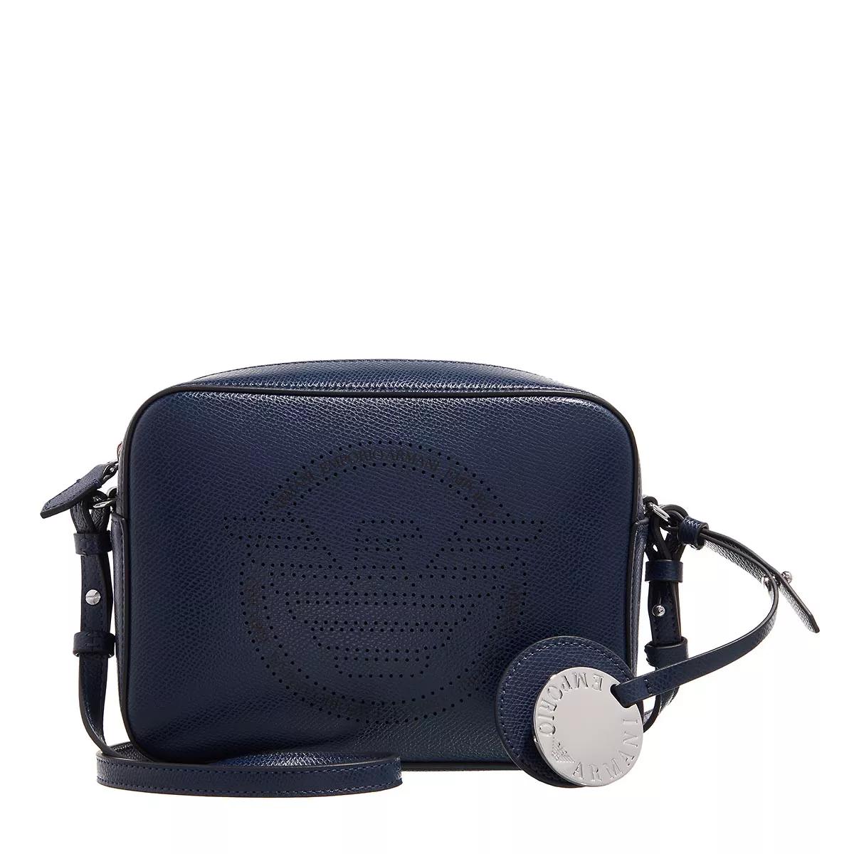 Emporio Armani Camera Case Denim Crossbody Bag