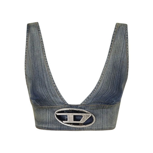 Diesel Top Denim Top Blue