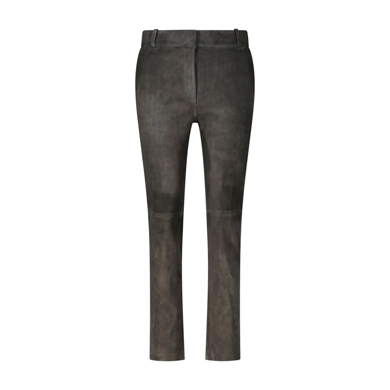 Arma Bermuda Hose aus Veloursleder Dunkelbraun