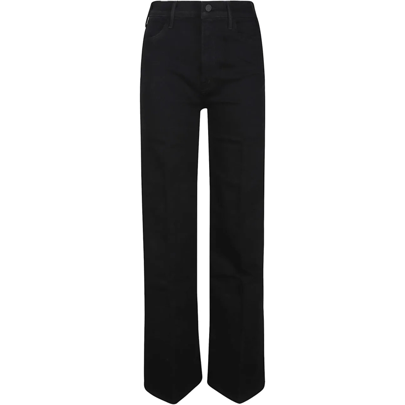 Mother Jeans skinny The Hustler Roller Sneak Jeans Black schwarz