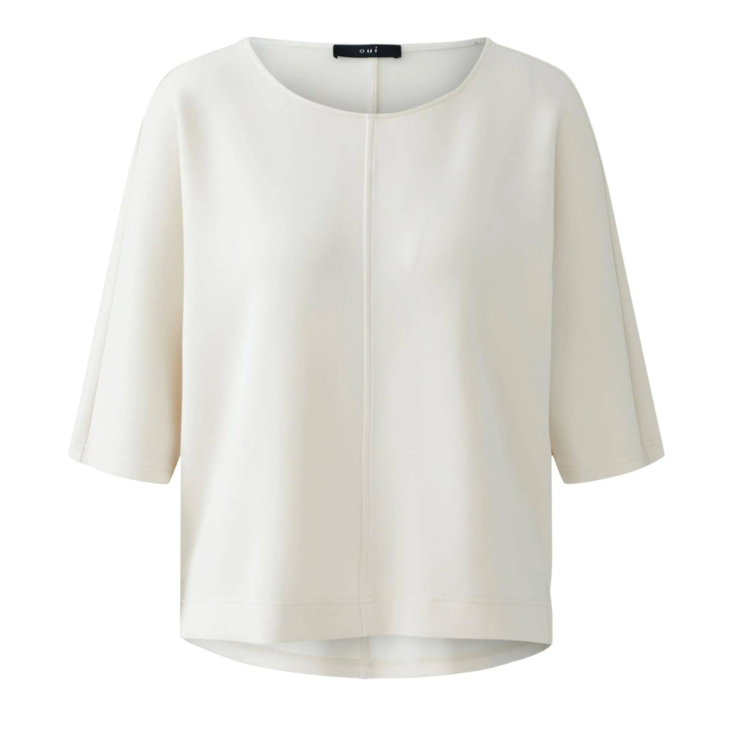Thumbnail - Oui - Sweatshirt - Größe 44 DAMEN - creme