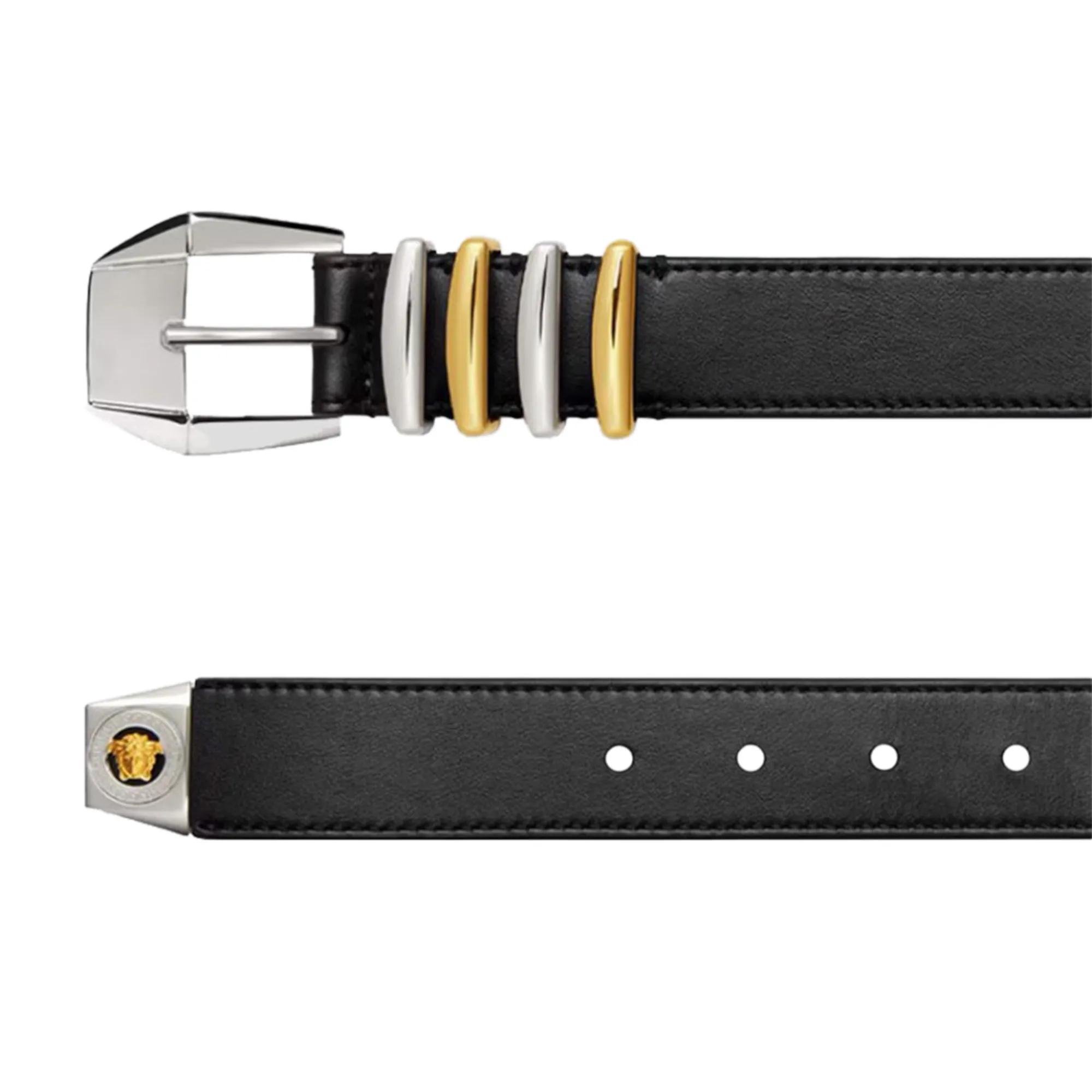 Thumbnail - Versace Gürtel - Medusa Heritage Leather Belt - Gr. 100 - in Rot - für Damen