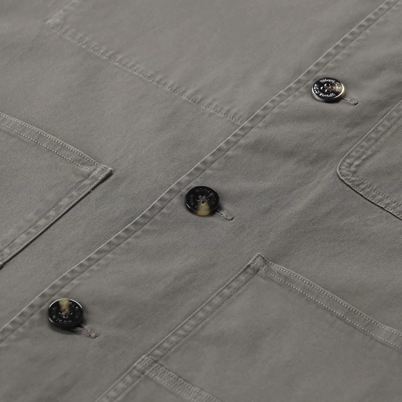 Woolrich Veste de transition Leichte Jacke aus Baumwolltwill grün(Image 4)