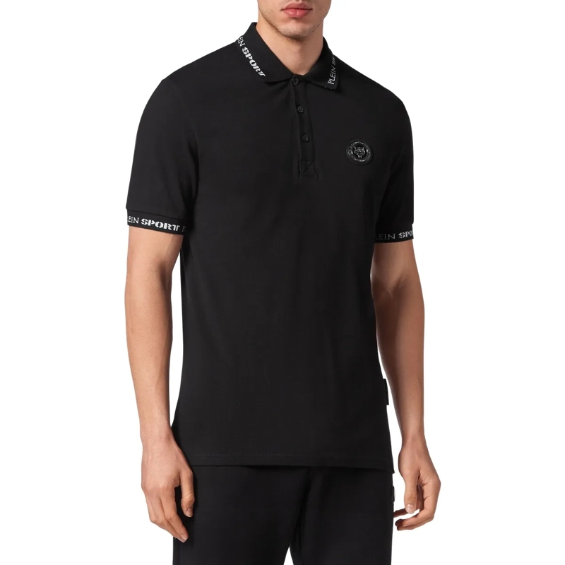 Plein Sport Top Poloshirt Tiger schwarz(Image 2)