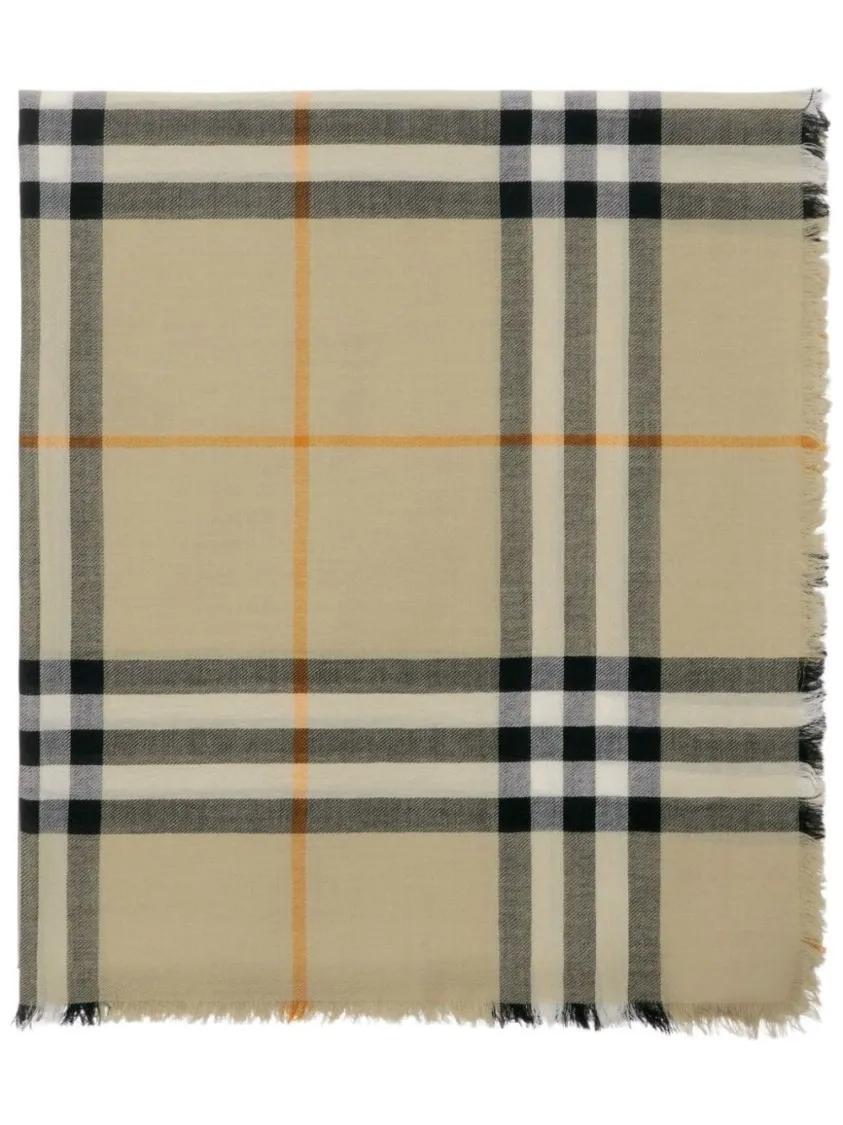 Burberry Tücher & Schals - Logo Scarf - Gr. unisize - in Braun - für Damen