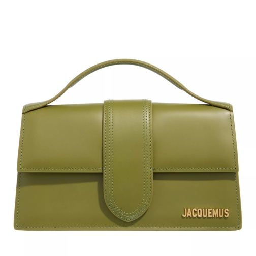 Jacquemus Calf Leather Bag Khaki Schooltas