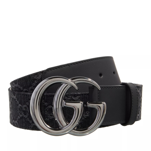 Gucci GG Marmont Belt Black Geweven Riem