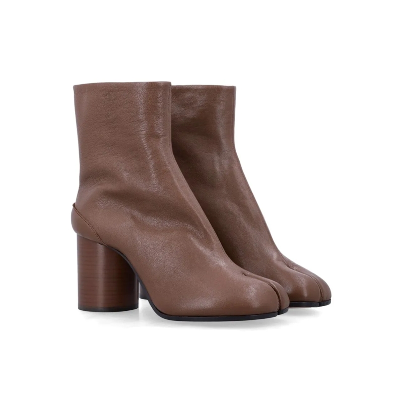 Maison Margiela Stiefel Tabi Ankle Boots Brown
