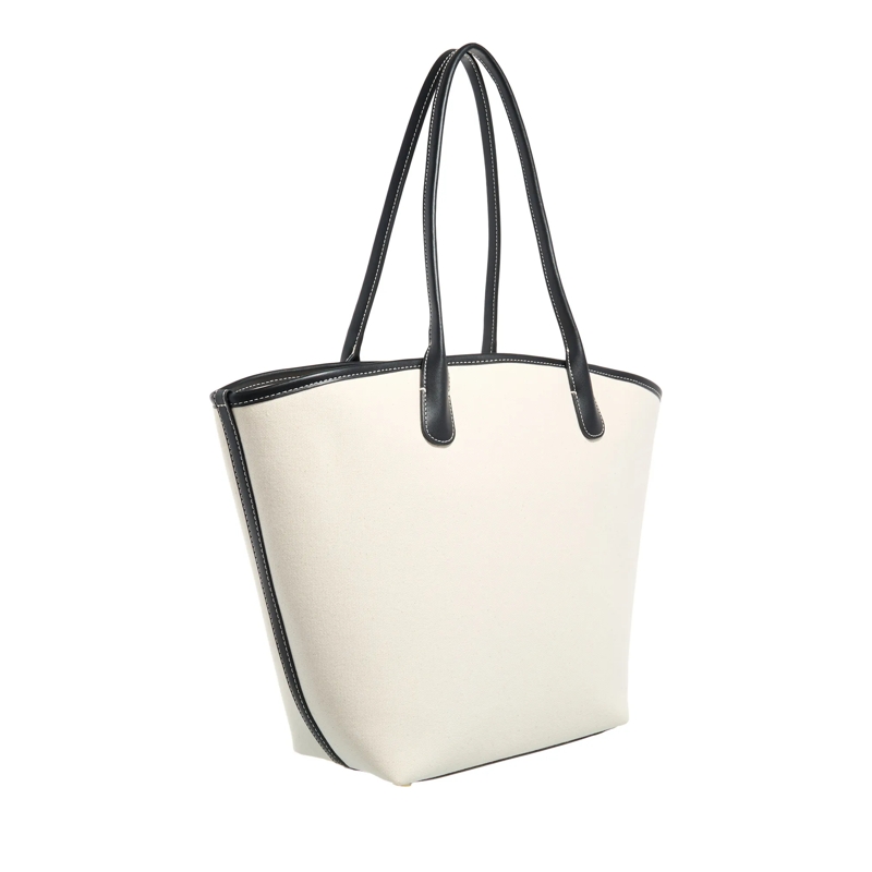 Karl Lagerfeld Shopper Hotel Karl  Medium Canvas Bag Natural/Black(Image 3)