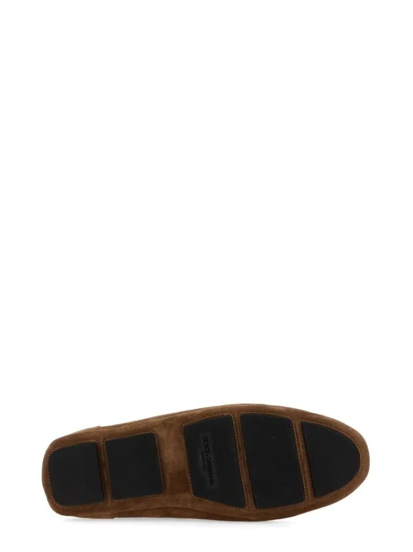 Thumbnail - Dolce&Gabbana Loafer - Leather Drivers - Gr. 41 (EU) - in Braun - für Damen