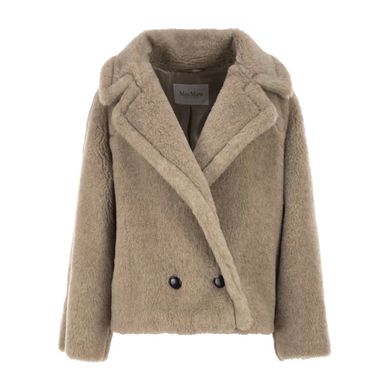 Max Mara  Mxmcambusa - Alpaca And Cashmere Teddy Coat Green