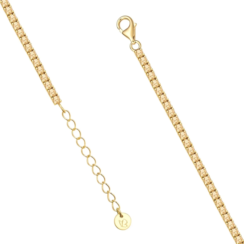 Glanzstücke München Armband Sterling Silber Armband Zirkonia gold(Image 3)