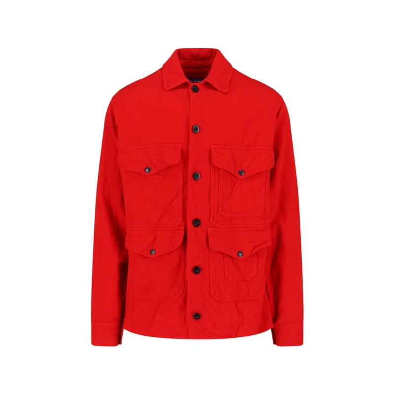 Junya Watanabe Overhemd Red Wool Blend Junya Watanabe X Filson Deck Jacket Red