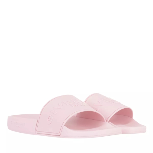 Givenchy Slide Flat Sandals Baby Pink Slip-in skor