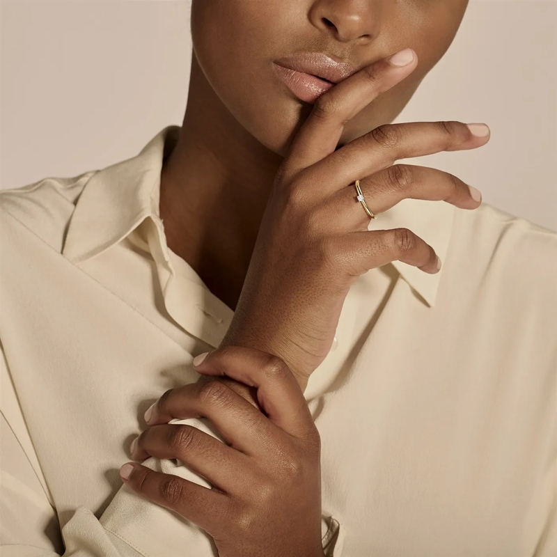 Blush Diamantring Diamantring Gold