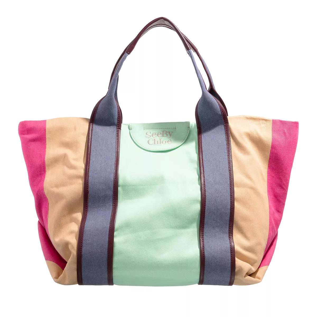 Multi color best sale tote bag