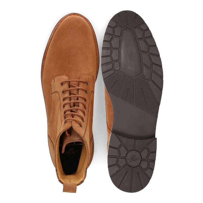 Heinrich Dinkelacker Schnürstiefel Schnürboots Buda Derby Boot V- Vollständig handg mittel-braun(Image 4)