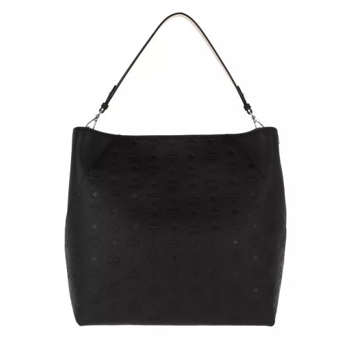 MCM Klara Mini Leather Hobo Large Black Hobo Bag