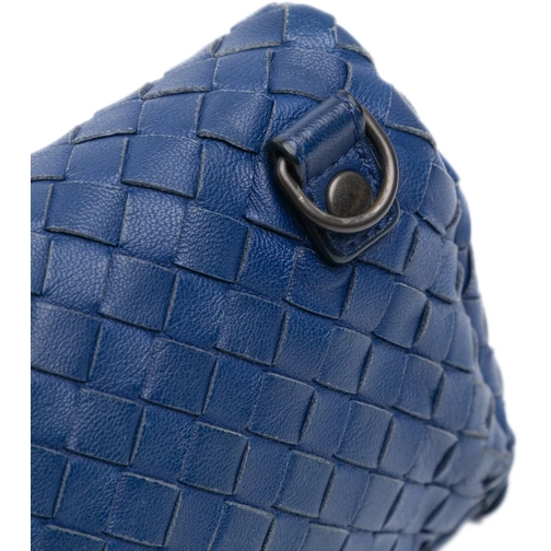 Bottega Veneta Sac à bandoulière 2012-2024 Intrecciato Chain Flap Crossbody blau (Image 2)