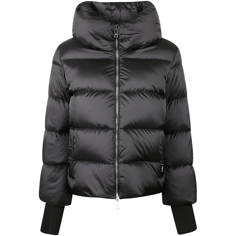 Add Übergangsjacke Short Down Cape Black schwarz