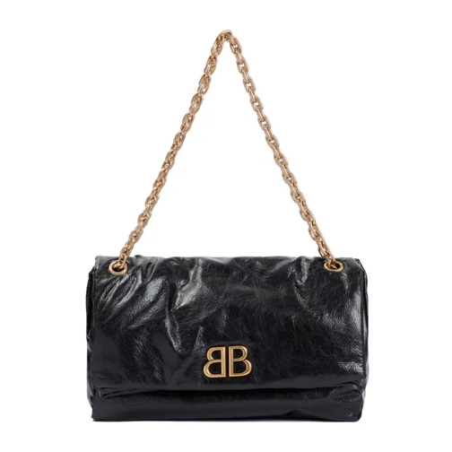 Balenciaga Monaco Chain Bag Black Schultertasche