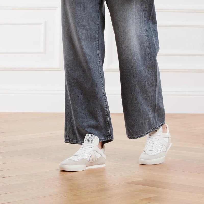 Chloé Low-Top-Sneaker Kick Sneaker Cream(Image 2)
