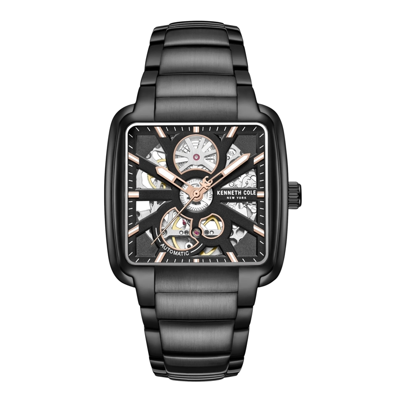 Kenneth Cole Automatikuhr Automatikuhr Broome schwarz