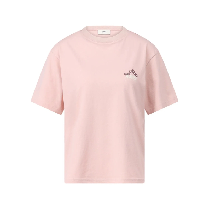Autry International T-Shirt T-Shirt mit Backprint pink