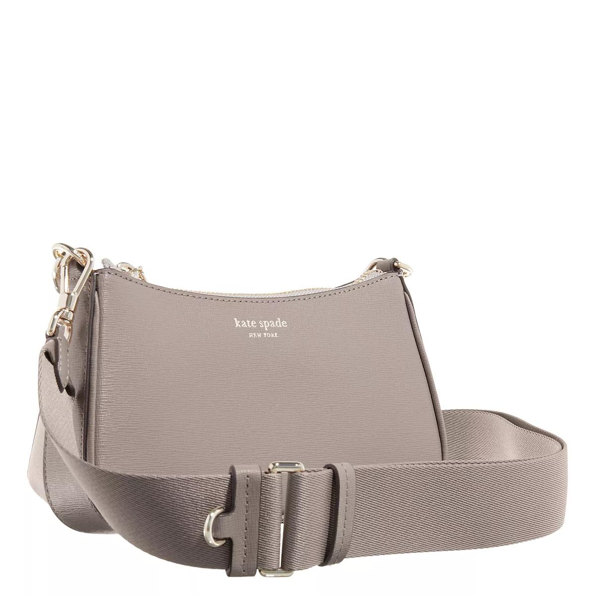 kate spade new york Crossbody bags Double Up Colorblocked Saffiano Leather Double Up in crème